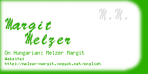 margit melzer business card